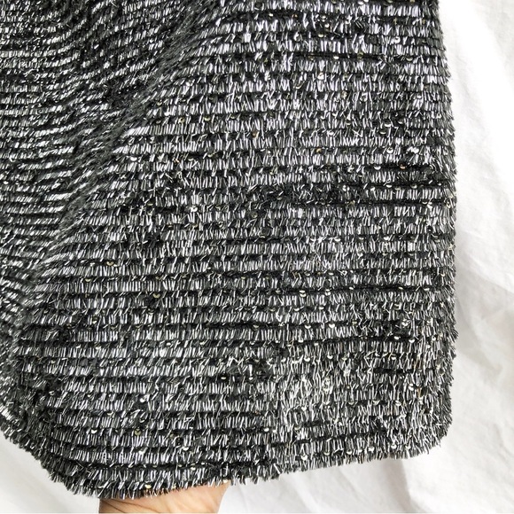 ANTHROPOLOGIE | NWT HUTCH SAINT MICHEL METALLIC TINSEL SKIRT SMALL - Picture 7 of 11